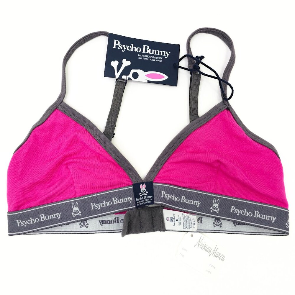 Psycho Bunny Women's Hot Pink Triangle Bra